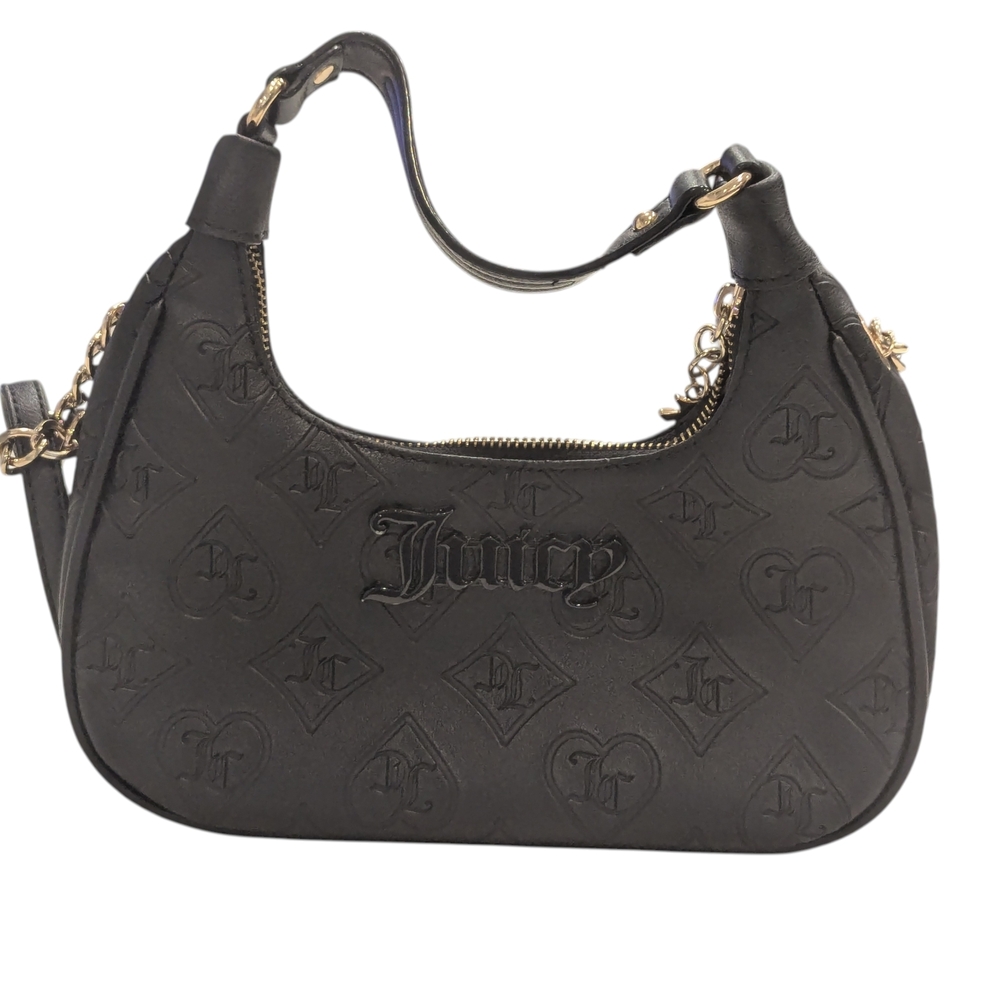 Juicy Couture Black Gold Logo Bag Purse
